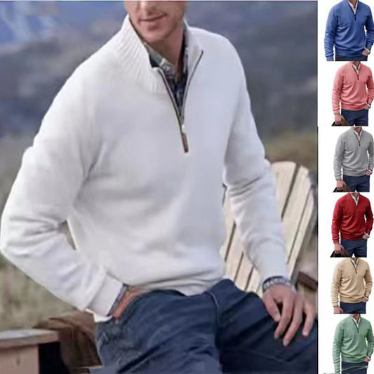 European And American Men's Wool Warm Sweater