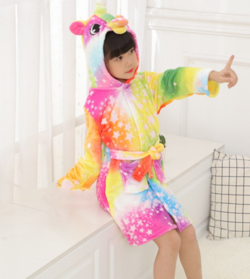 Animal hooded children's home wear