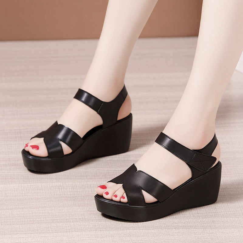 Platform Platform All-match Plus Size High Heel Sandals