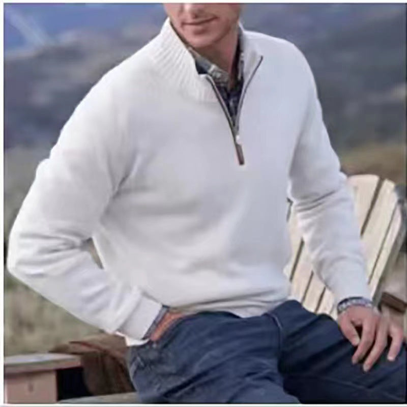 European And American Men's Wool Warm Sweater