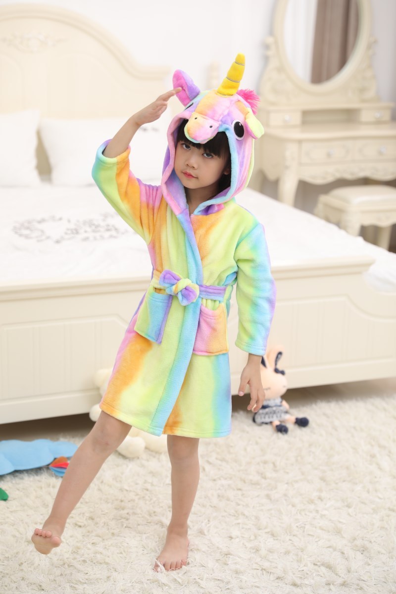 Animal hooded children's home wear