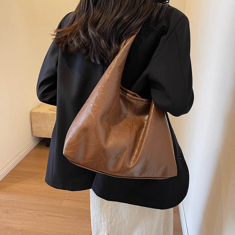 2pcs Composite Bag Fashion Shoulder Bag With Clutch Bag Casual Commuting Large Capacity Hobo Tote Bags Women