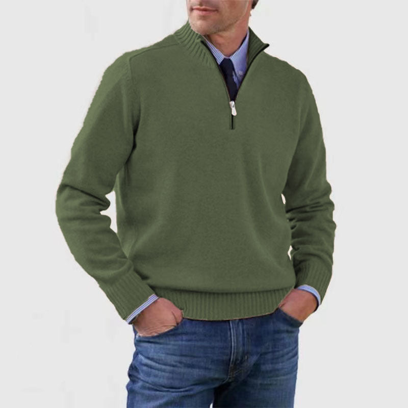 Men's Plus Size Knitwear Zipper