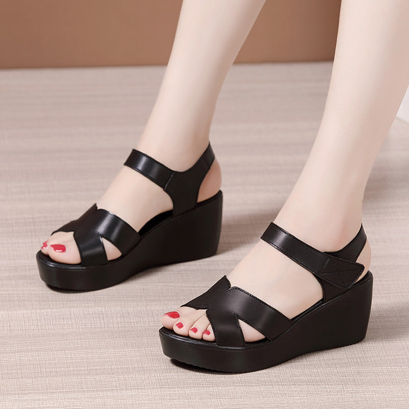 Platform Platform All-match Plus Size High Heel Sandals