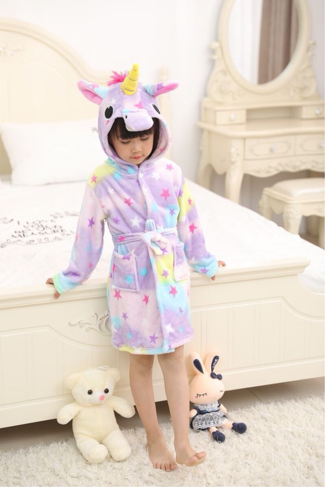 Animal hooded children's home wear