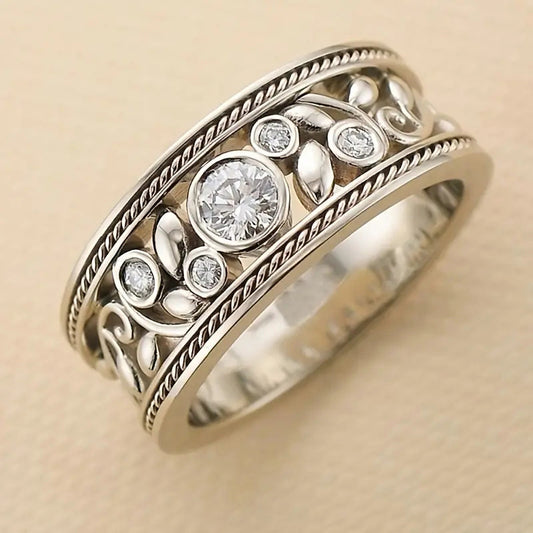 Retro And Fashion All-matching Wide Ring