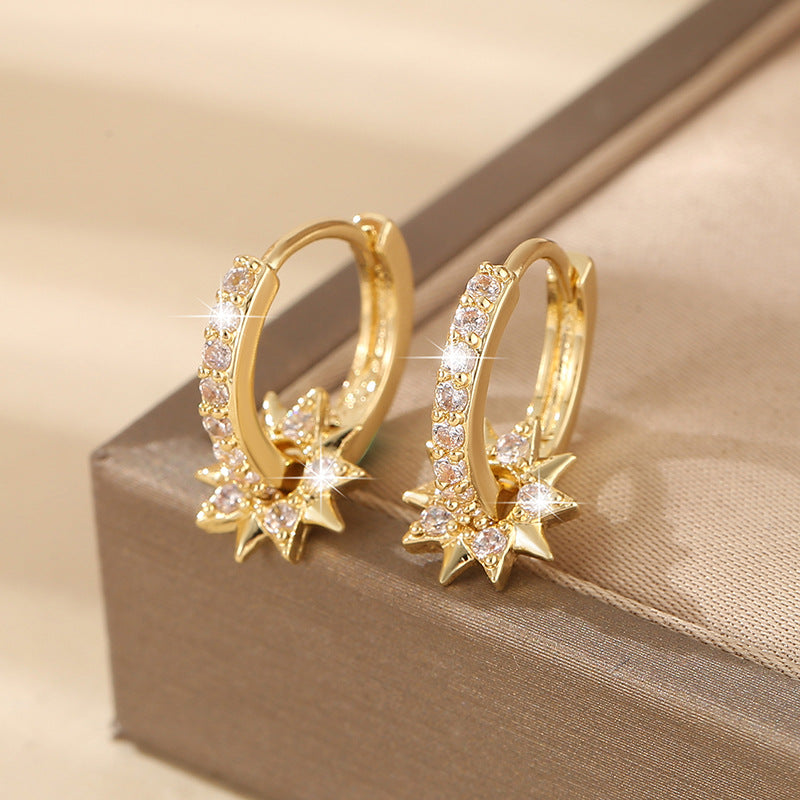 Fashion XINGX Electroplated Round Ear Clip