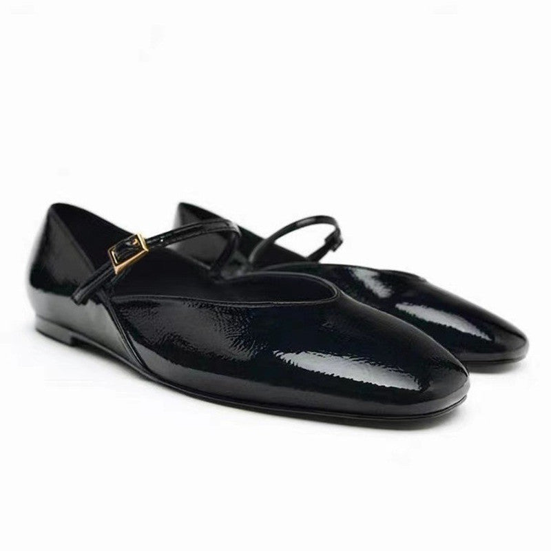 Patent Leather Mary Jane Flat Ballet Slipper