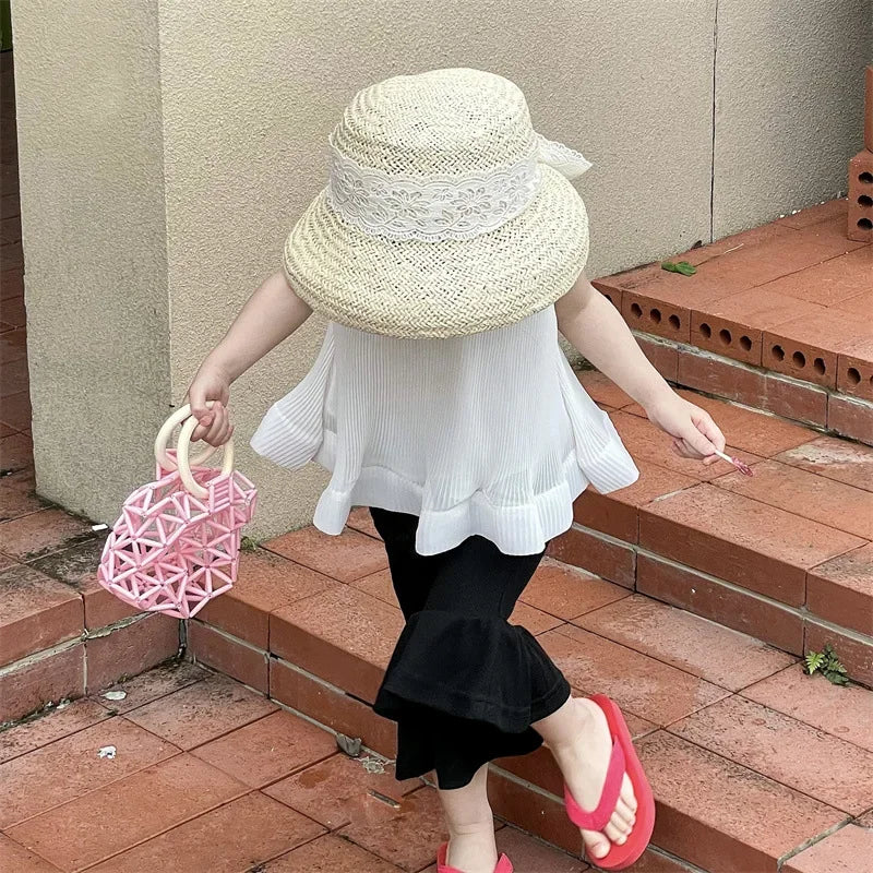 Handbags Hollow Out New Fashion Spring Summer Korea Style Casual Simple Kids Sweet Cute Cool Handsome Beach Bag Sweet Handbag