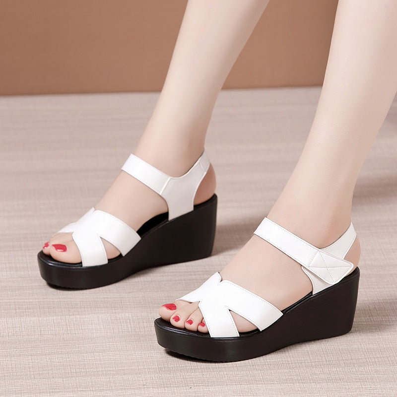 Platform Platform All-match Plus Size High Heel Sandals