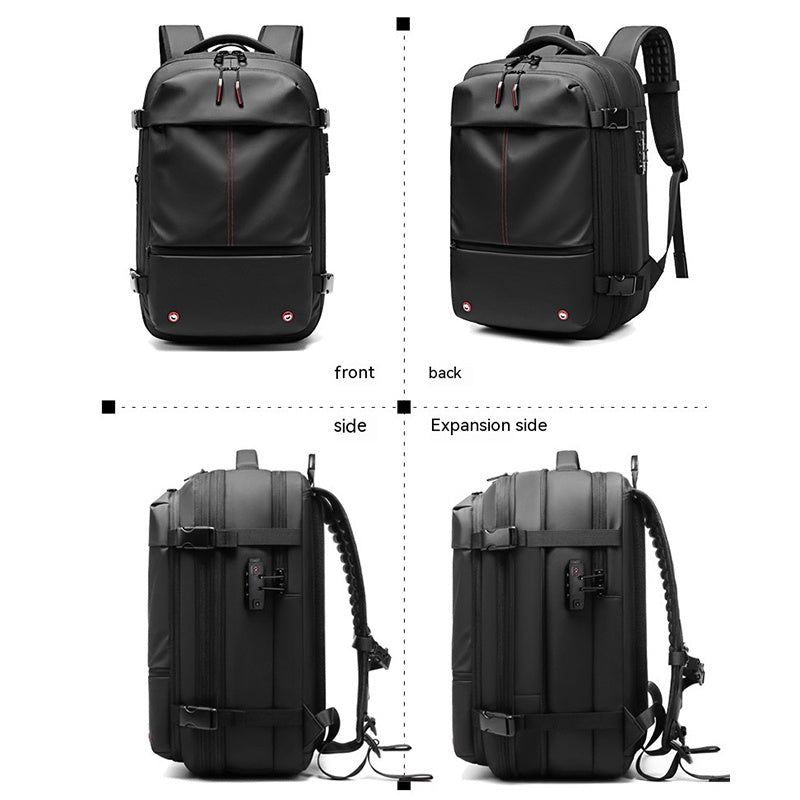 Travel Backpack Men's Business Multifunction Computer Bag Vacuum Compression Large-capacity Backpack