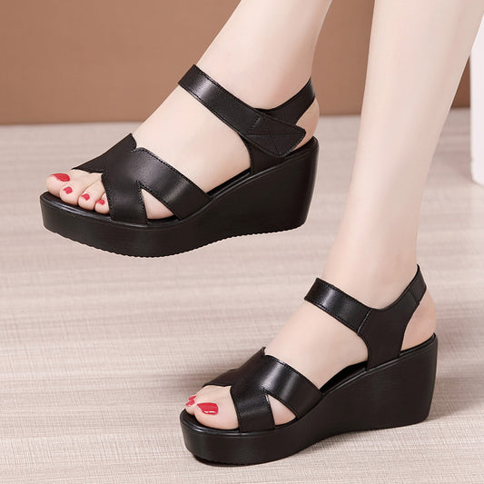 Platform Platform All-match Plus Size High Heel Sandals