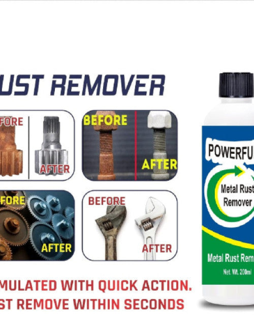 Metal Rust Remover Spray (Pack of 2)