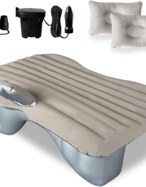 PVC Car Bed-Camping Mattress-Portable Inflatable Bed for Travel