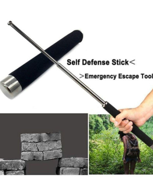 Self Defense Stick or Hand Pointer Extendable Telescopic Retractable Pointer